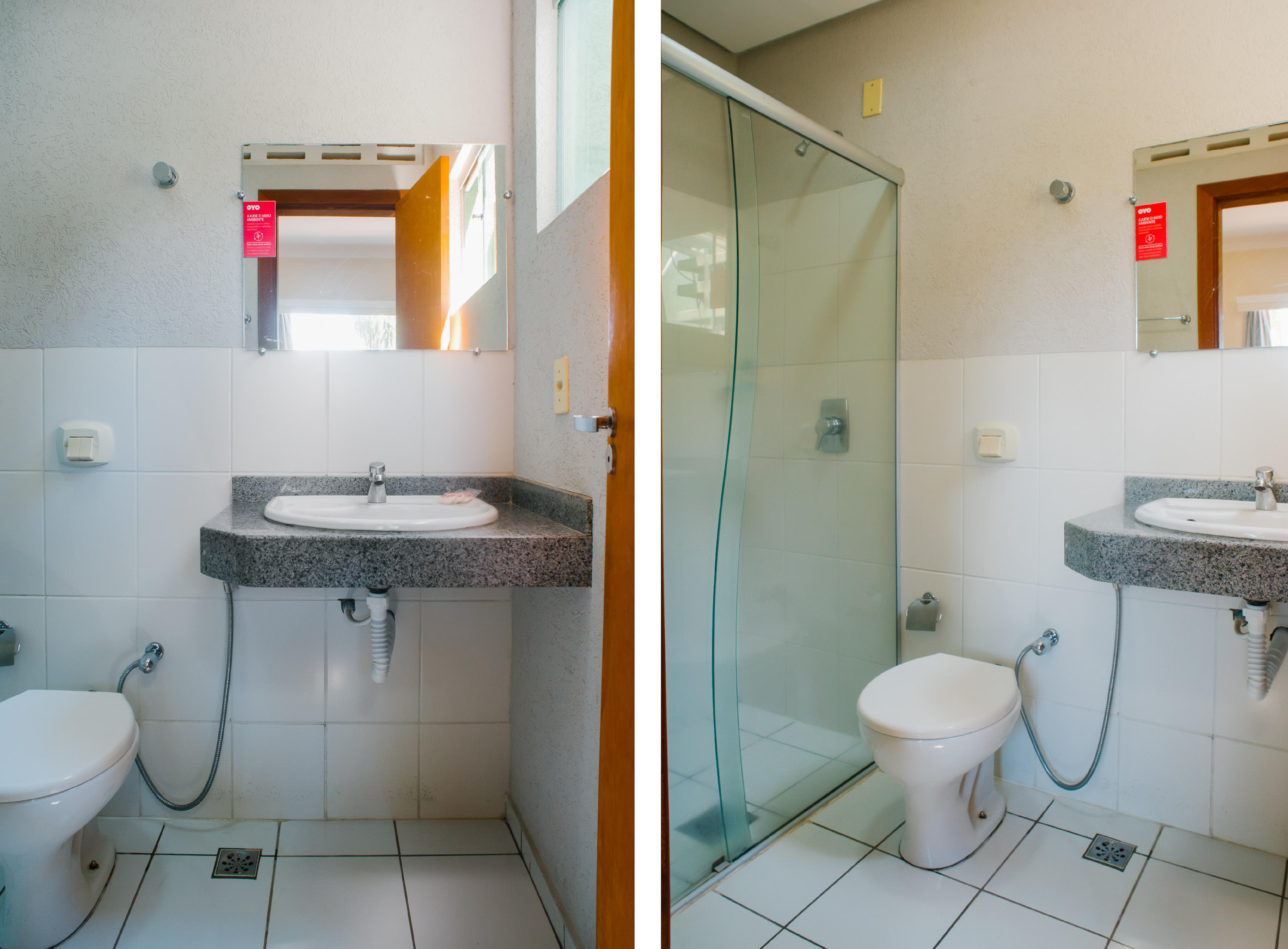 קמפו גרנדה Oyo Cerrado Hotel, Campo Grande מראה חיצוני תמונה Bathroom with shower and bidet
